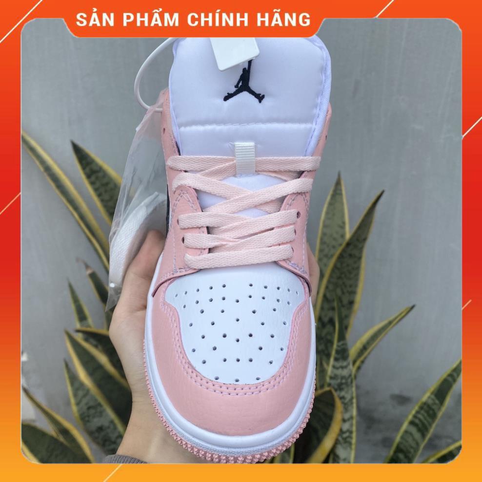 Giày Jordan hồng nữ cổ thấp, Giày Jordan 1 low màu hồng nhạt cho nữ cực xinh dễ phối đồ full phụ kiện | BigBuy360 - bigbuy360.vn