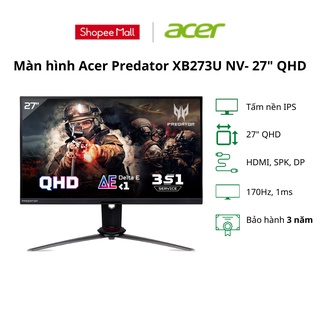 Mua Màn hình máy tính Acer Predator XB273U NV - 27 inch QHD