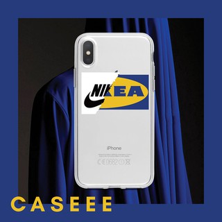 Ốp lưng iPhone vỏ mềm trong suốt "Nike - IKEA" iPhone 6/7/8/X/XS/XSMax/XR