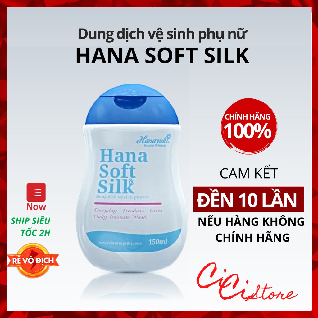 Dung dịch vệ sinh Hana Soft Silk Chính hãng