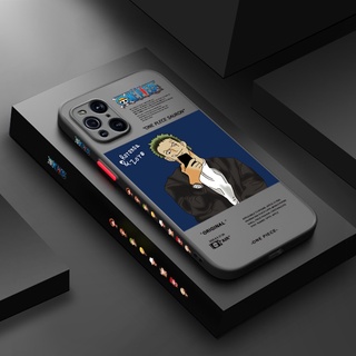 Ốp Điện Thoại Cứng Viền Dẻo Họa Tiết Roronoa Zoro Chống Sốc Cho Oppo Find X3 5G Find X3 Pro 5G