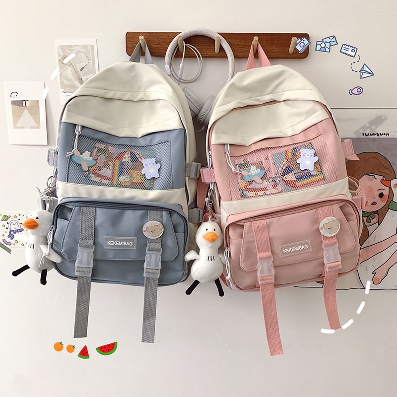 Balo thời trang nam nữ ulzzang zaoho balo đi học đi chơi Mr mibag 2 khoá