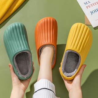  Sục bông không thấm nước,dép bông đi trong nhà mùa đông chống trượt. sịn xò 