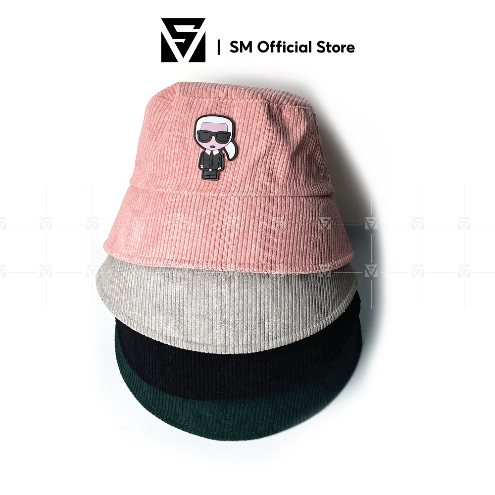 Mũ nón bucket logo cao su anh thám tử unisex nam nữ phong cách ulzzang Hàn Quốc - SMN019