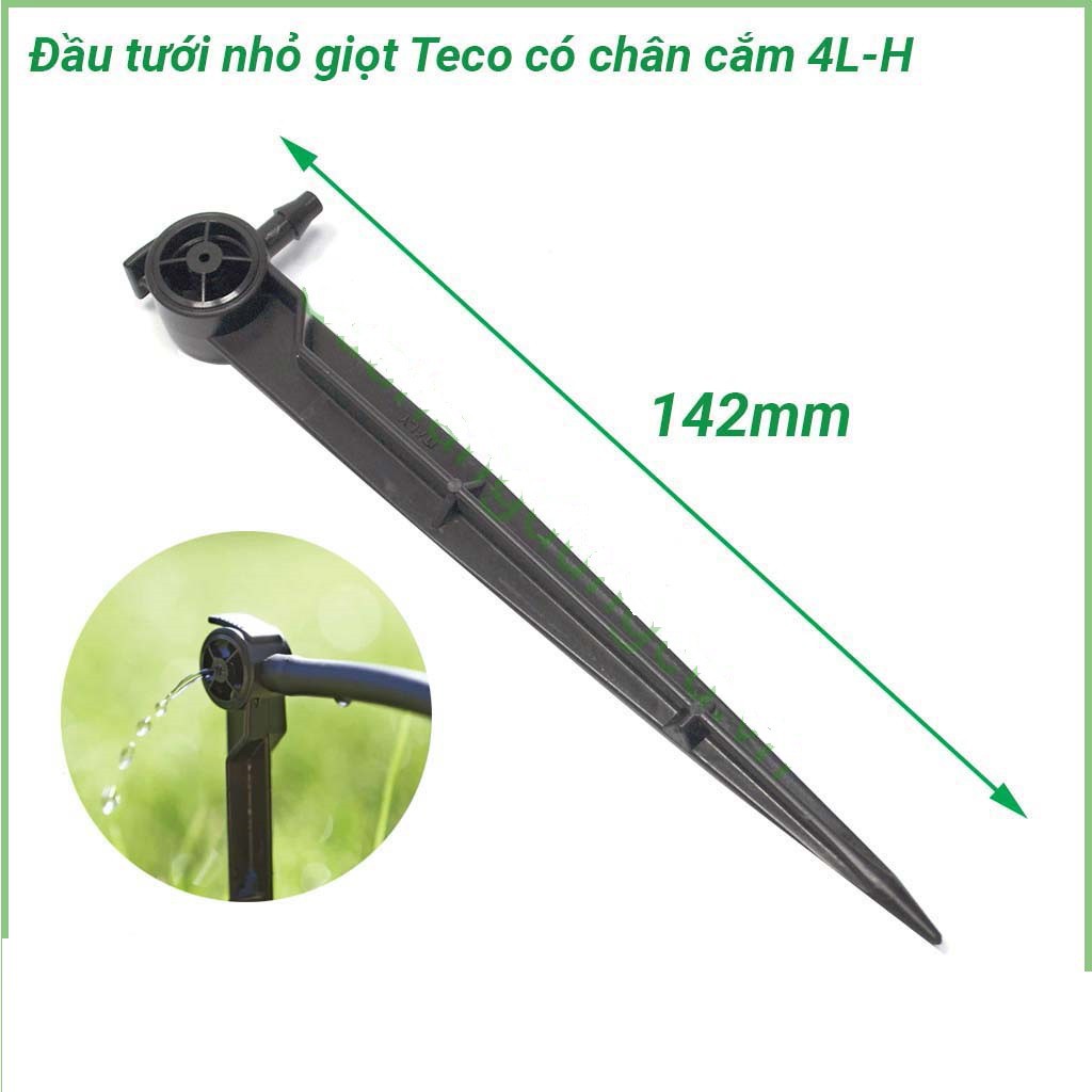 Que Cắm Nhỏ Giọt Teco Delta Drip Spike PC, Bù Áp, Nối Tiếp