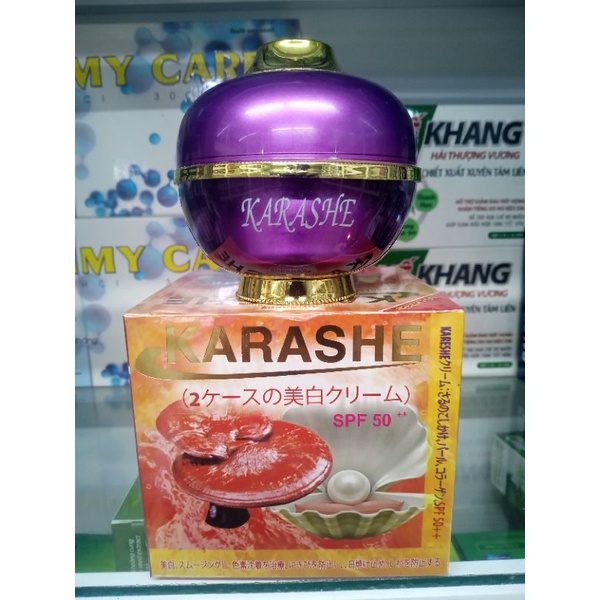 kem karashe nhật nhập khẩu nám sạm,tàn nhang, trắng da ,se khít lỗ lông ( hộp 25g)