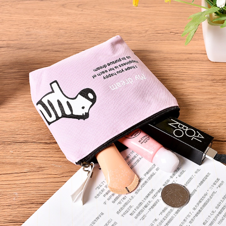 Ví Da PU Đựng Tiền Xu Hình Động Vật Hoạt Hình Đáng Yêu