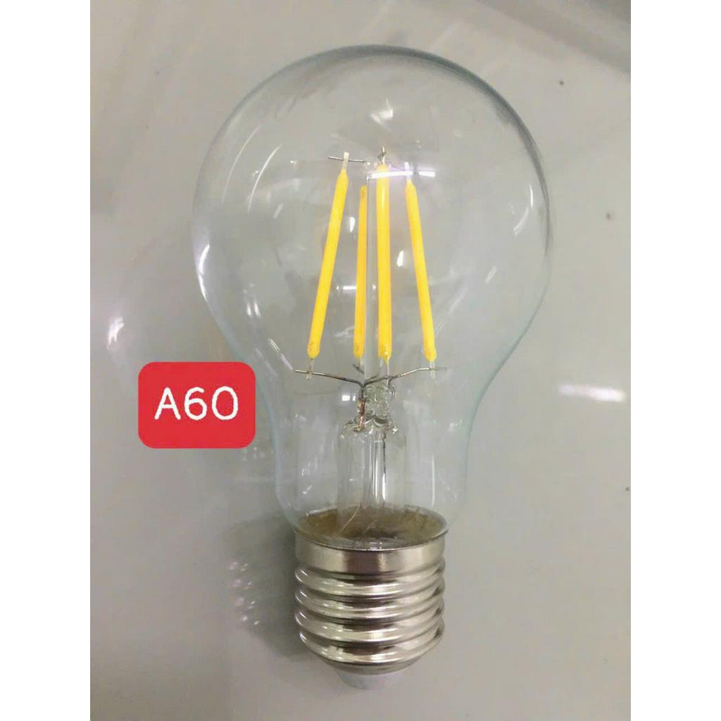 BÓNG ĐÈN LED Edison SỢI TÓC 4W VỎ TRẮNG ÁNH SÁNG VÀNG