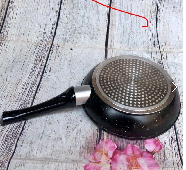 Chảo đáy từ LEZZET ĐÁ HOA CƯƠNG size 26 cm-26901.