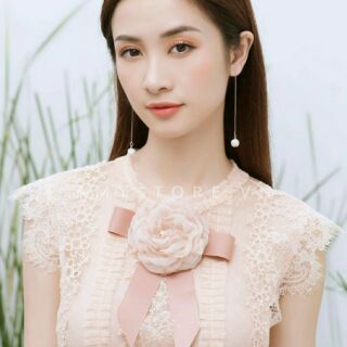 Cài áo hoa hồng cao cấp