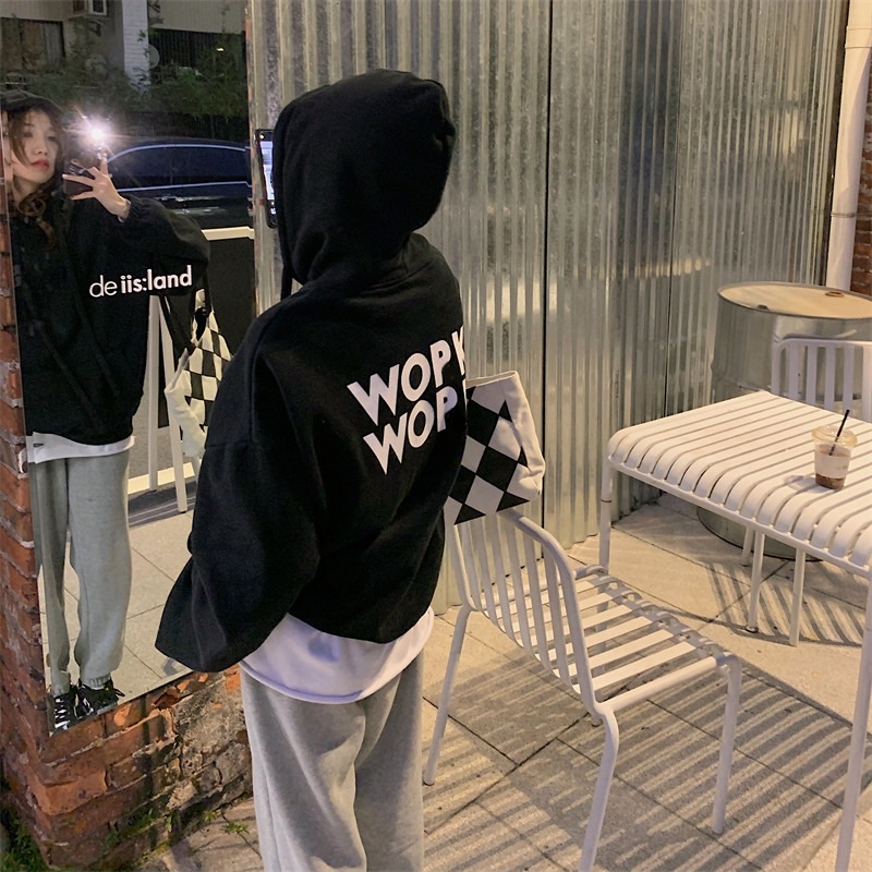 Áo nỉ có mũ Wopk Wopk