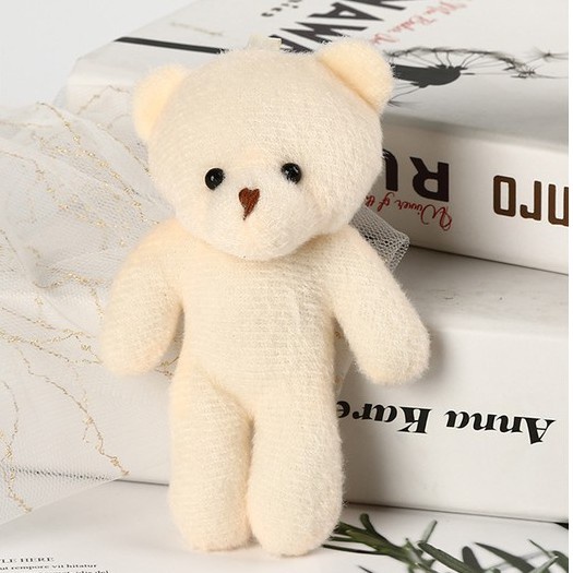 Gấu bông Teddy Móc Khóa Phụ Kiện Size 9cm Xinh Xắn Đáng Yêu Treo Balo Túi Xách Chìa Khóa MK02