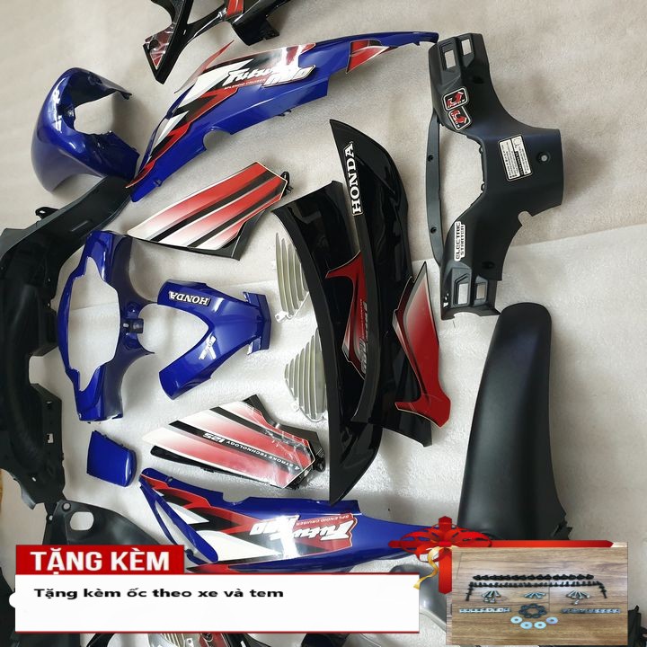Bộ dàn áo xe FUTURE Neo Màu Xanh Tím Than -- Bộ nhựa xe máy - B2020