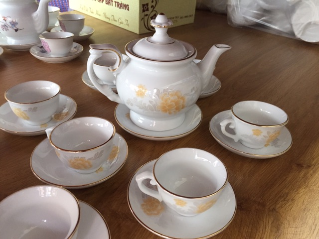 Bộ tách trà phú quý ( nhiều mẫu) cao cấp Bát Tràng