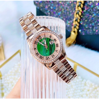 Đồng hồ nữ Davena mặt xanh