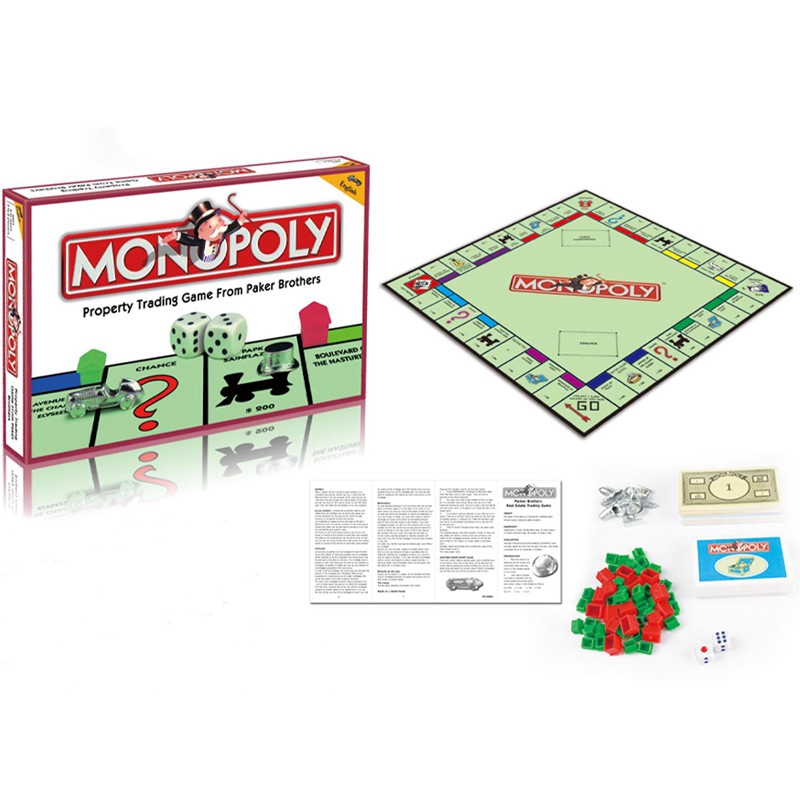 Bộ Trò Chơi Board Game Monopoly: The Property Trading