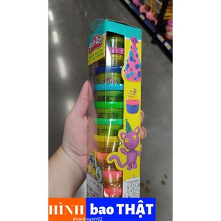 BỘ ĐỒ CHƠI 10 ỐNG ĐẤT NẶN Play Doh cho bé trai bé gái, làm quà tặng sinh nhật,đồ chơi giáo dục