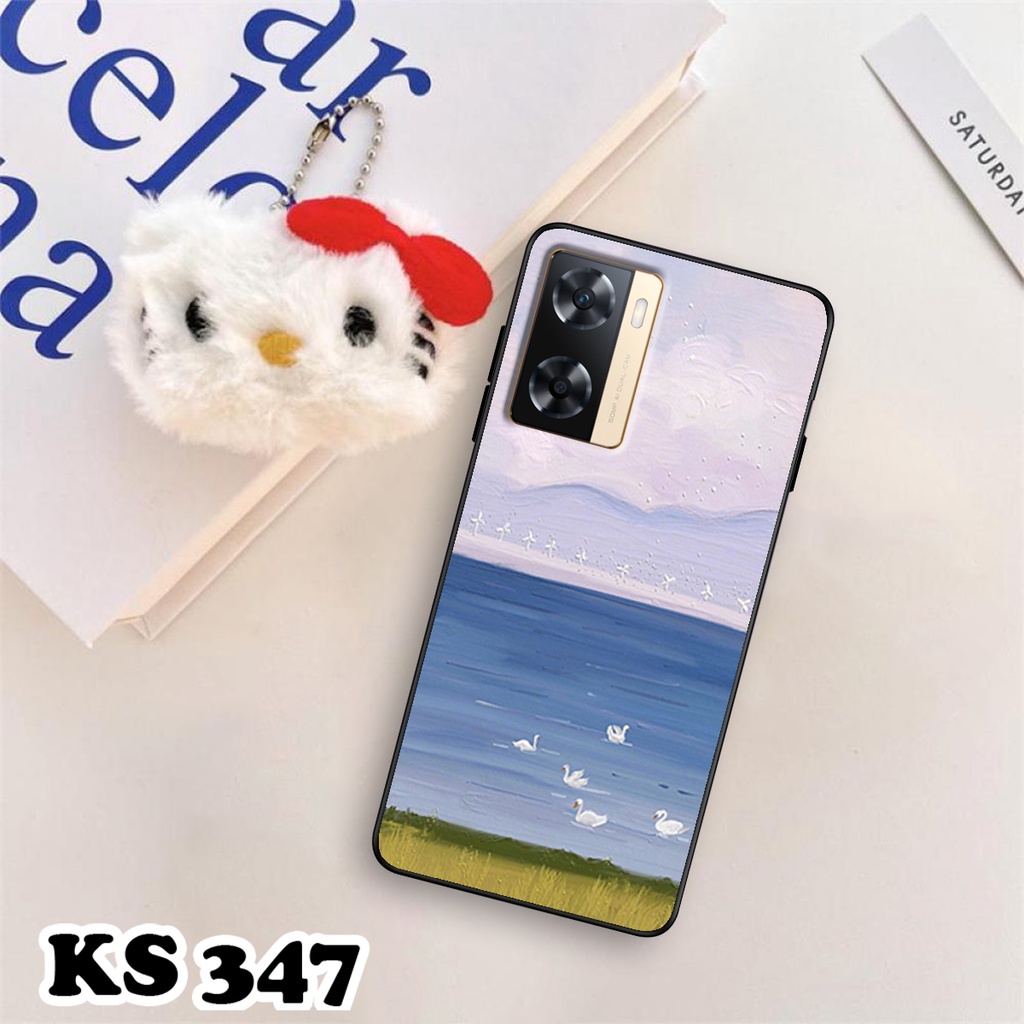 Ốp lưng Oppo A77 - Oppo A77 5G - Ốp in hình Cánh đồng hoa - Chất liệu TPU siêu bền