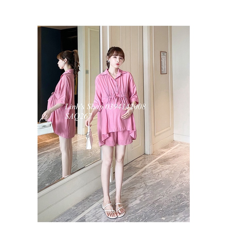Set Áo Quần Bầu Bộ Bầu Xinh SAQ267