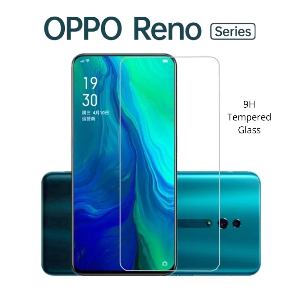 Kính cường lực dán màn hình điện thoại chống trầy xước cho Oppo Reno 4 5 A95 A74 A93 A94 4G 5G 10x Zoom F11 Pro F9 F7 F5