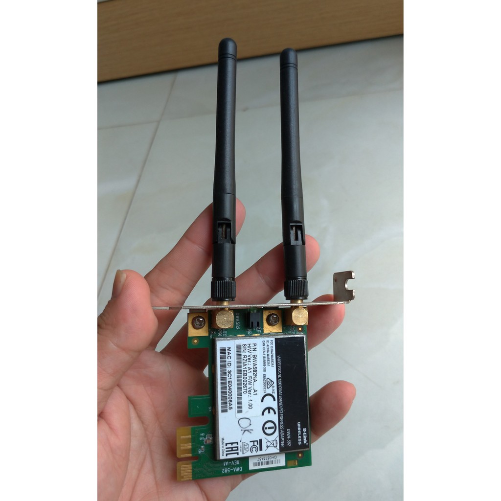 Card mạng Dlink DWA582 Wireless N PCI-E