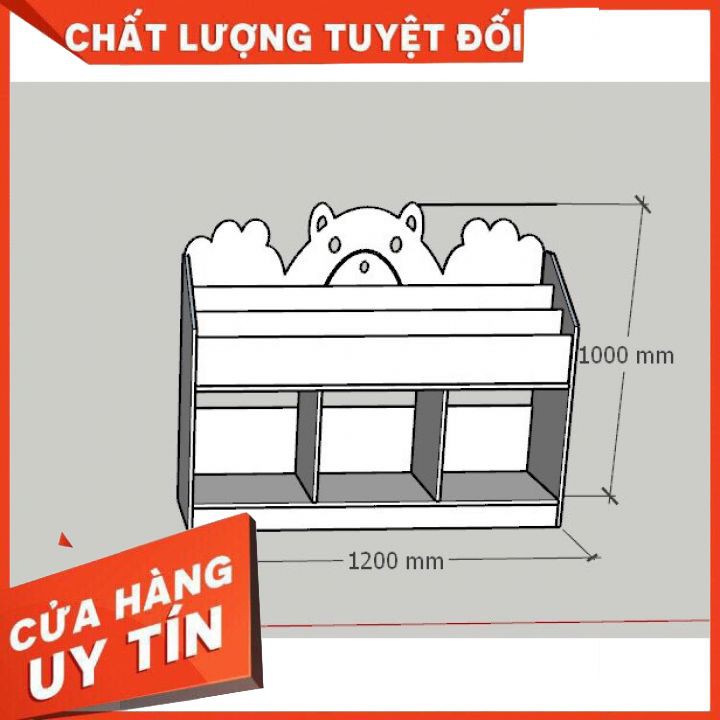 Kệ Sách Formex Đa Năng Cho Bé Full Bộ Và ốc Vít - Shop NGASTONE