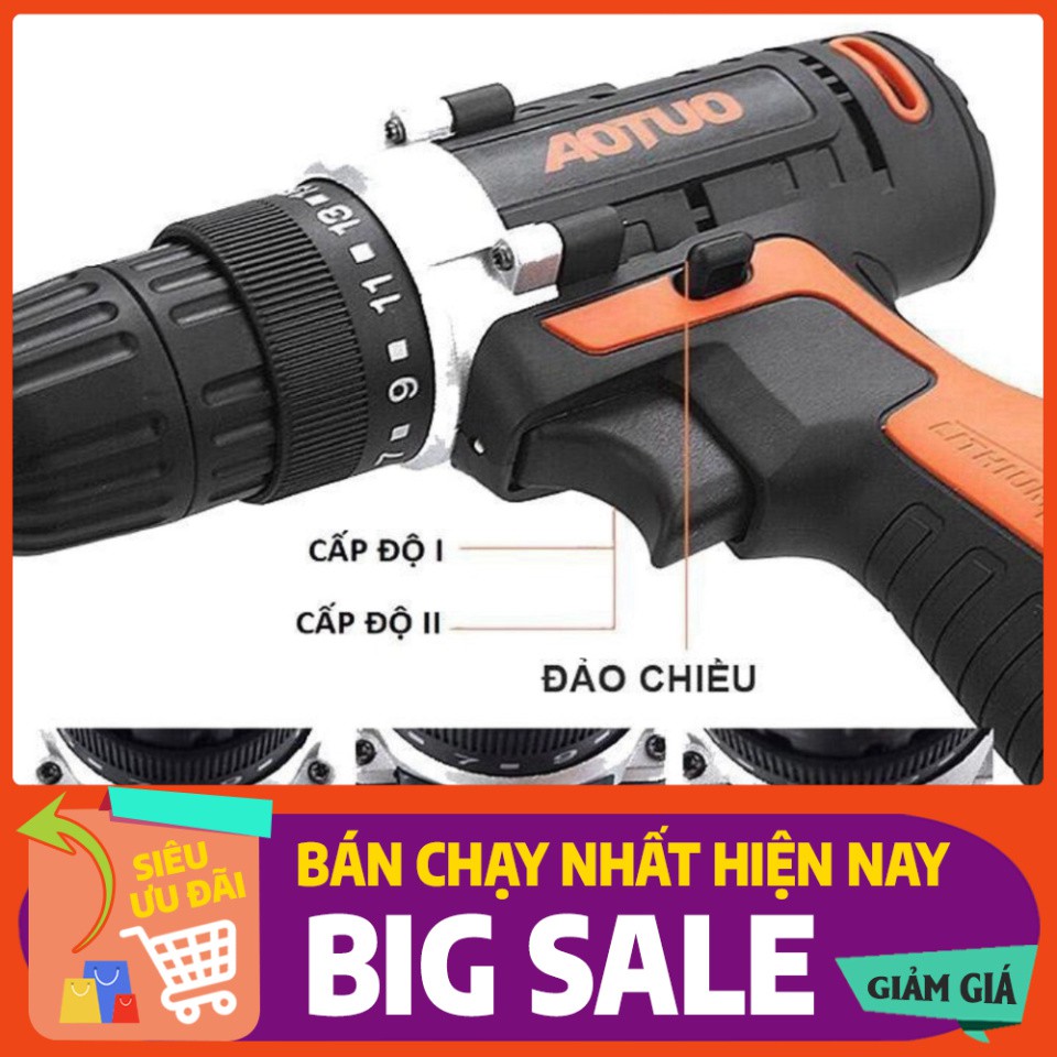 [FREE SHIP] Máy khoan pin,máy khoan vặn vít 12v auto