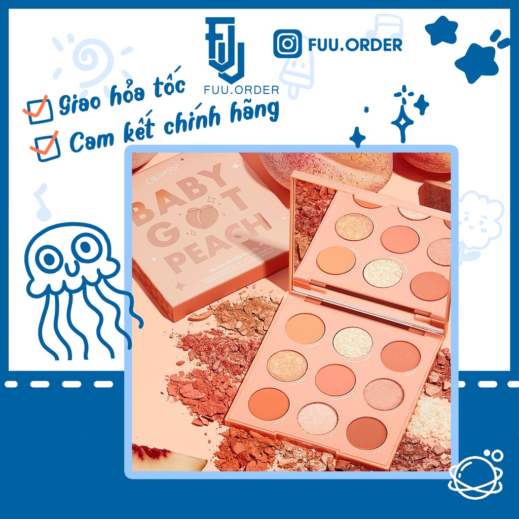 Bảng phấn mắt Colourpop Baby Got Peach