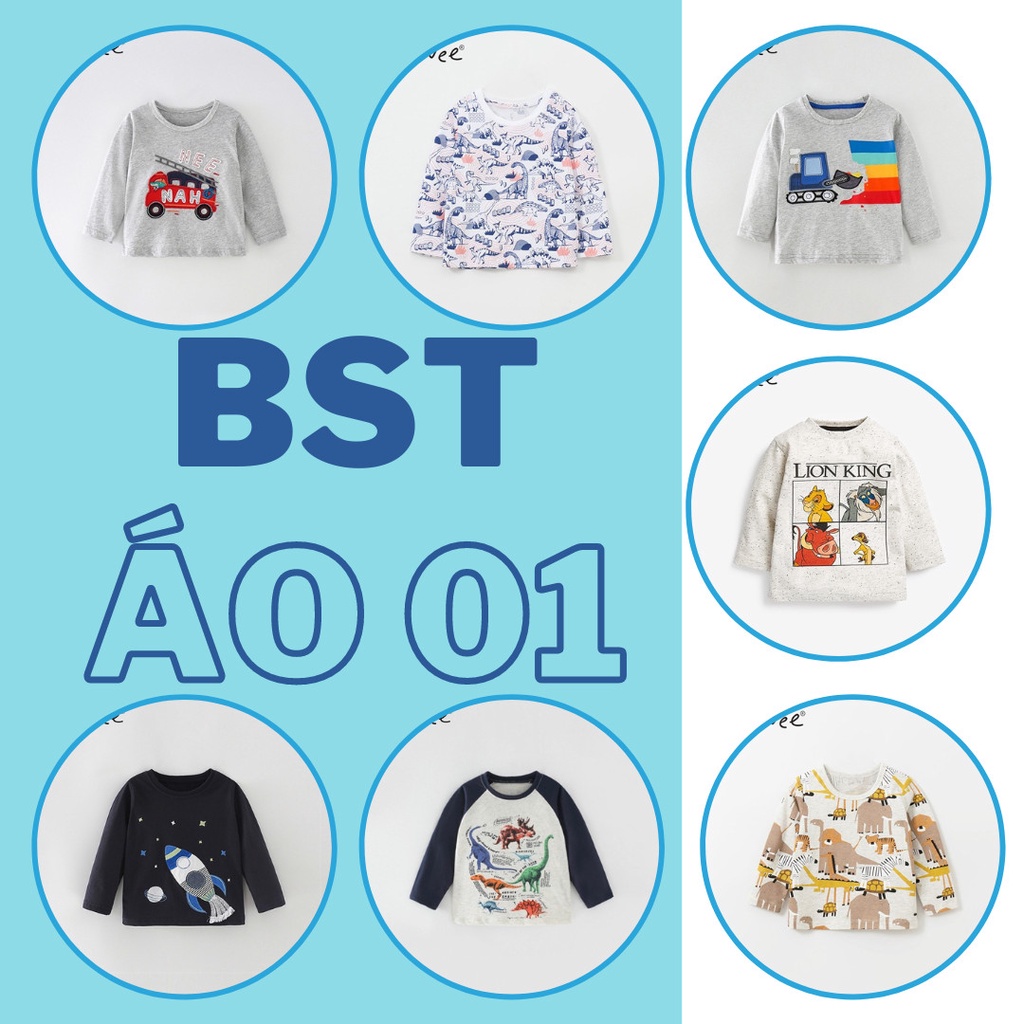 BST áo hoạ tiết 01 Little Maven/Malwee cho bé trai 2-8 tuổi - Little Maven Official Store