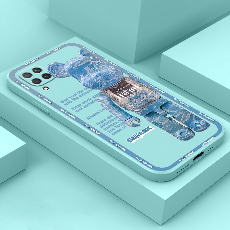 Ốp Điện Thoại Silicone Mềm Họa Tiết Gấu Độc Đáo Cho Samsung Galaxy A12 A22 A32 A52 A72 4G 5G A52S M12 M32 F22