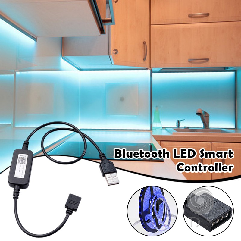Bộ Điều Khiển Đèn Led Kết Nối Bluetooth Usb Dc 5v Rgb
