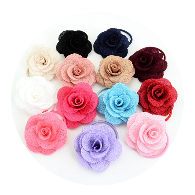 Bộ 13 Băng Đô Hoa Co Giãn Dành Cho Bé Gái