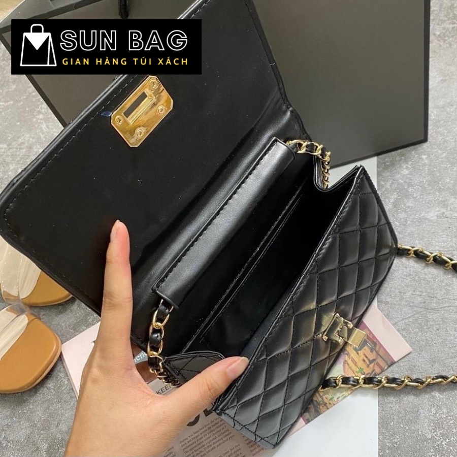 Túi xách nữ đeo chéo, đeo vai, túi cnk đi chơi, đi học, da cao cấp size 20cm SB171