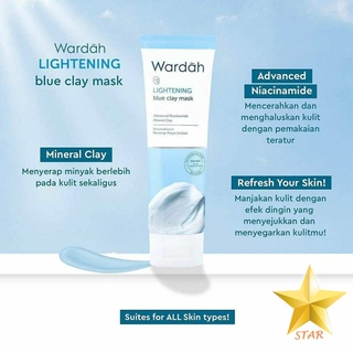 Mặt nạ đất sét xanh làm sáng da Wardah 50ml