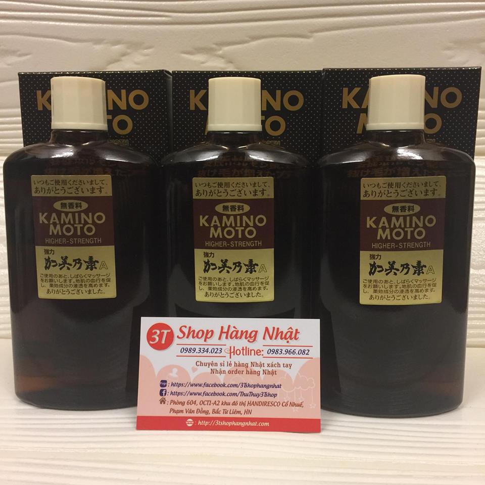 Tinh chất dưỡng mọc tóc KAMINOMOTO A HIGHER - STRENGTH CHỮ XANH, Nhật Bản