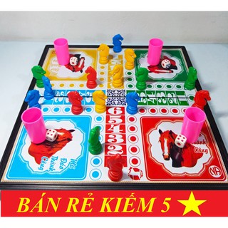 BỘ TRÒ CHƠI DÂN GIAN CỜ CÁ NGỰA. ĐỒ CHƠI BỀN ĐẸP VÀ VUI VẺ CHO BÉ YÊU.