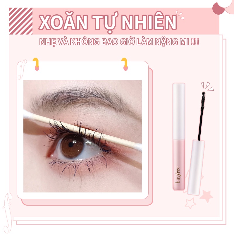 Bayfree Mascara làm cong mi tự nhiên tạo kiểu lâu trôi mà không lem Mascara hoa mặt trời hàn quốc