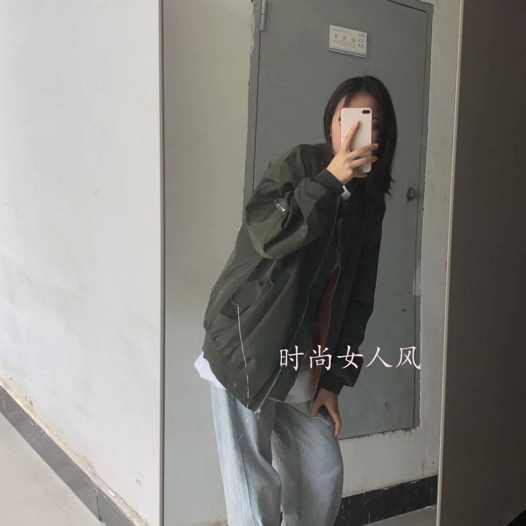 Áo Khoác Bóng Chày Thời Trang Thu Đông Cá Tính