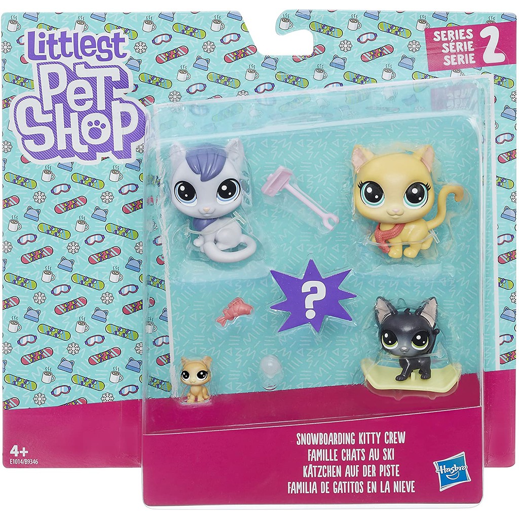 Đồ chơi LITTLEST PET SHOP - Gia đình Mèo Kitty Quý Phái - Mã SP E1014/B9346