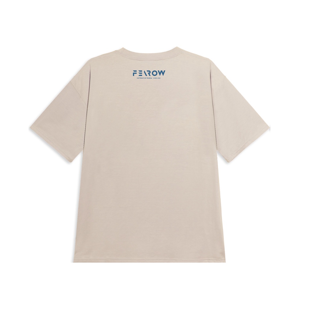 Áo thun nam nữ local brand unisex Fearow Basic Logo / Màu Be - FW145
