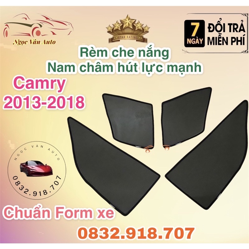 Rèm Che Nắng nam châm Camry 2013 - 2018 LOẠI 1