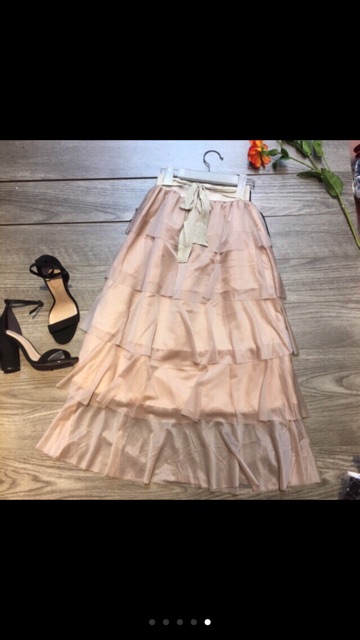 Chân váy tầng - đai nơ ( Ảnh thật - hàng sẵn ) : Loại 1 QC | BigBuy360 - bigbuy360.vn