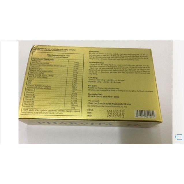 Bồi bổ cơ thể pharvita plus nâng cao thể trạng hỗ trợ người suy nhược lao lực