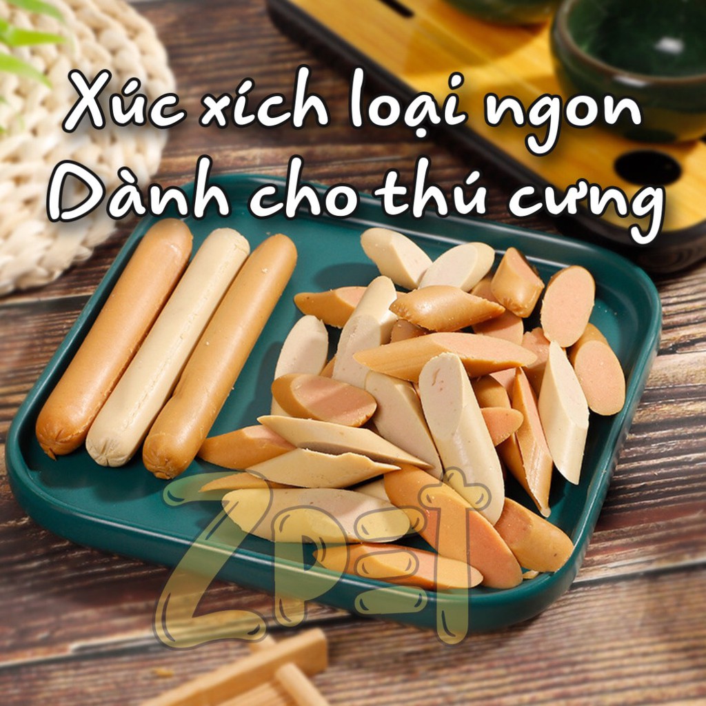 Xúc xích cho chó mèo hamster thú cưng siêu dinh dưỡng (3 Vị)