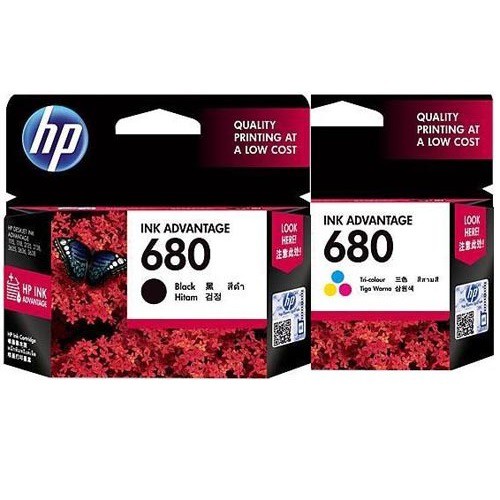 Mực in HP 680 Black Original Ink Advantage Cartridge_F6V27AA - Hàng Chính Hãng