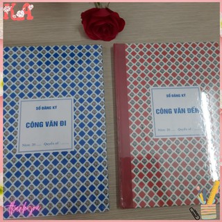 Sổ công văn đi, sổ công văn đến 160 trang