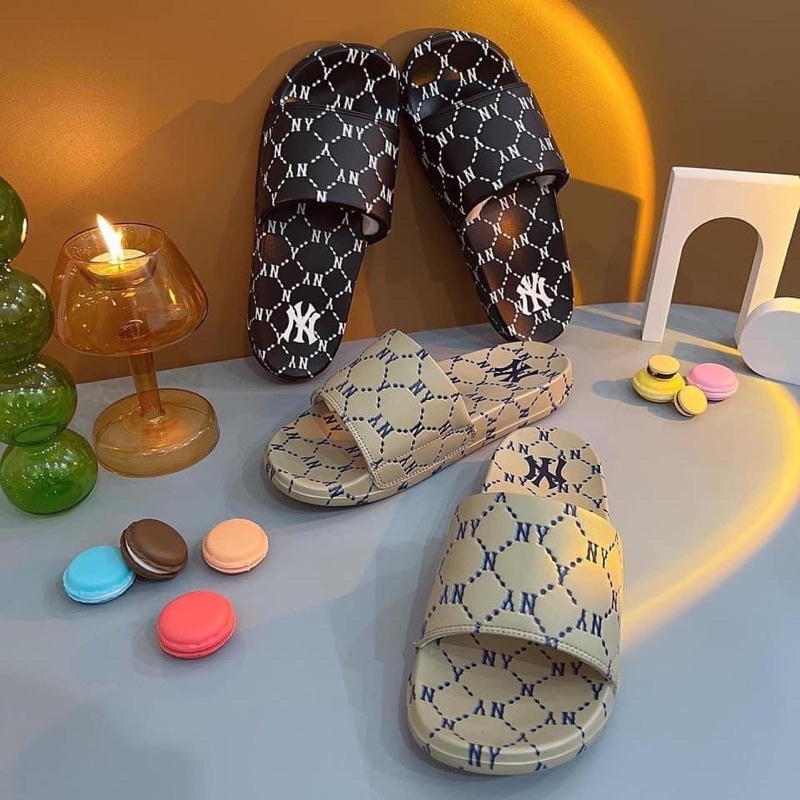 Dép MLB New Mound Dia monogram chính hãng