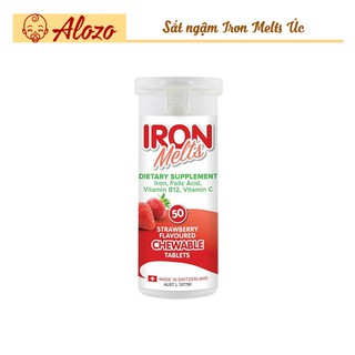 Sắt Ngậm Iron Melts vị dâu Úc