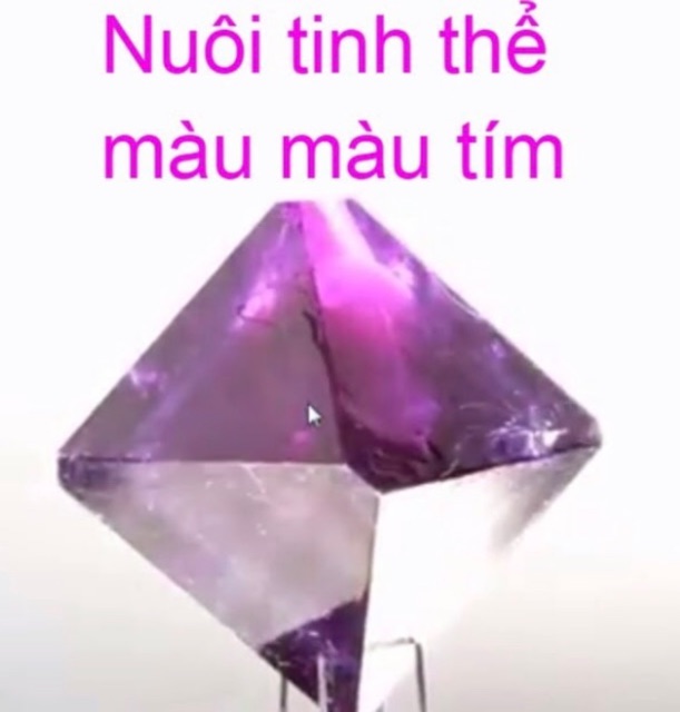 Phèn crom làm tinh thể tím túi 100g KCr(SO4)2 CrK(SO4)2