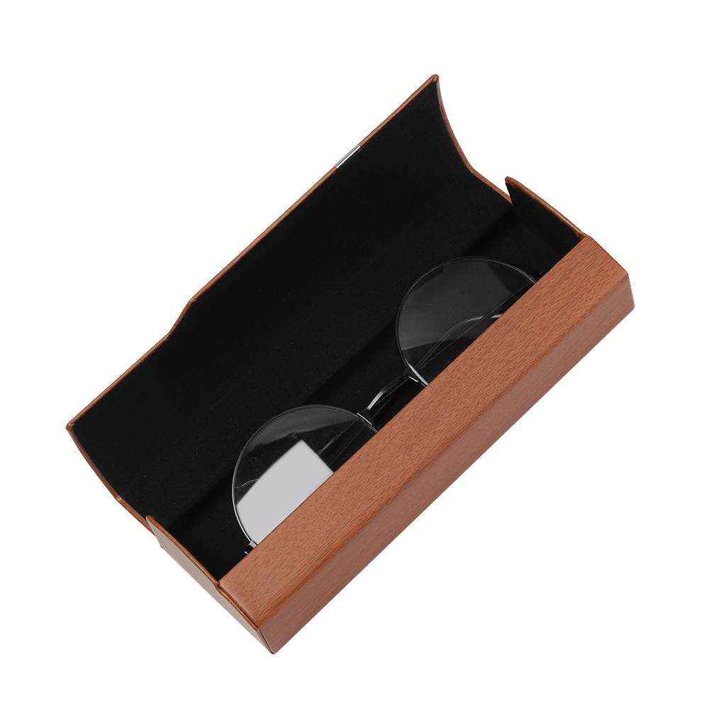 Hộp Bảo Vệ Mắt Kính Hình Chữ Nhật Vân Gỗ Độc Đáo